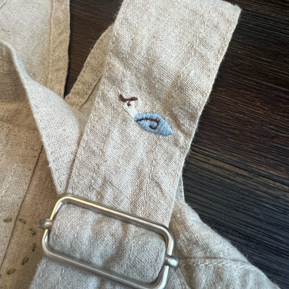 Linen Garden Overalls - Picture 6 of 7